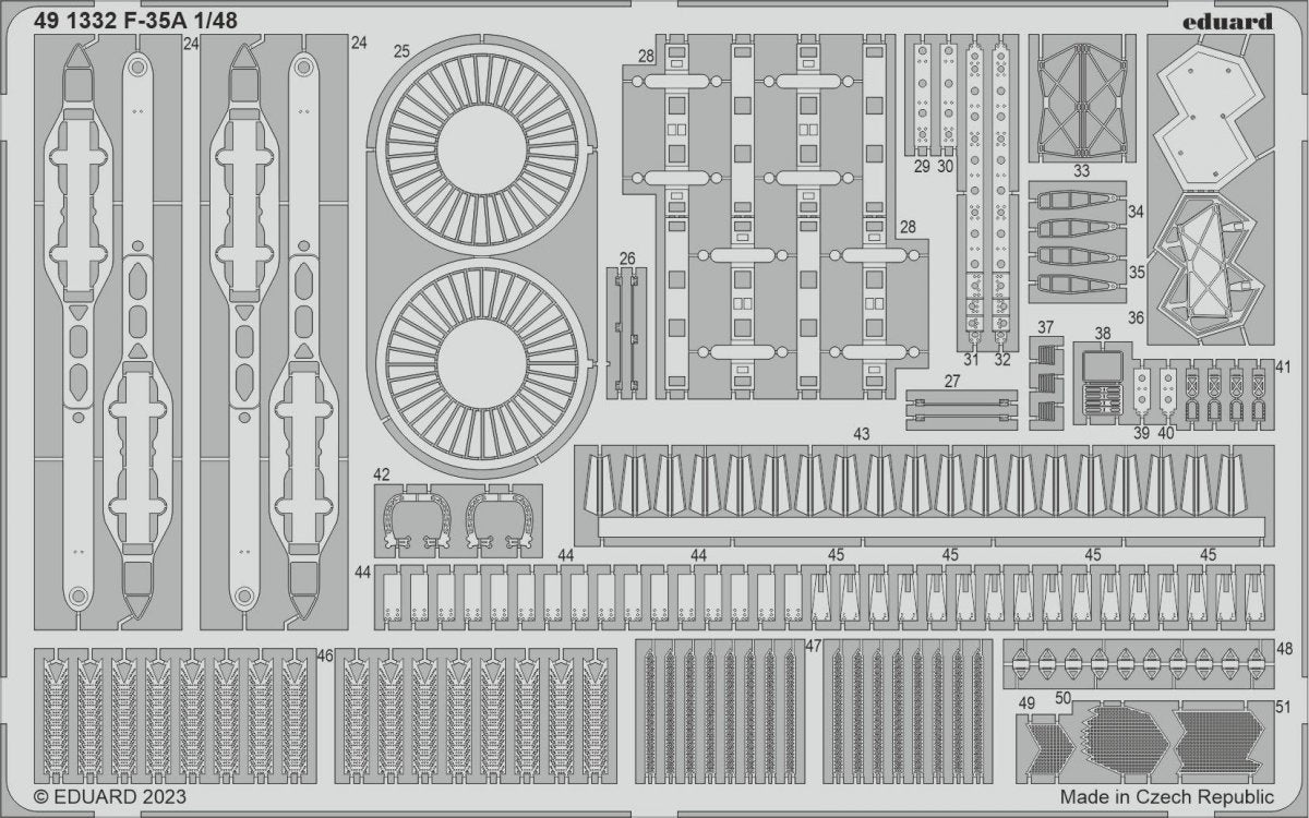 Eduard 491332 F-35A TAMIYA 1/48 – imagen 2