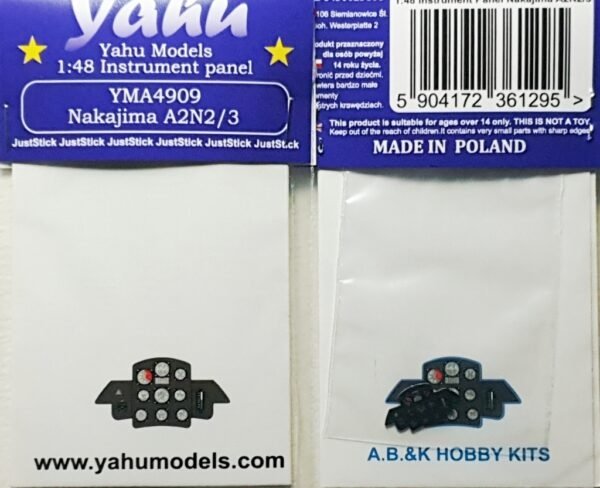 Yahu YMA4909 Nakajima A2N A.B. &amp;amp; K Hobby Kits 1/48 – immagine 2