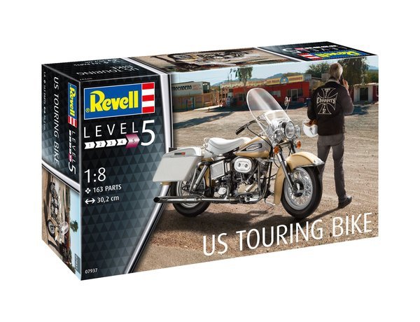 Revell 07937 U.S. Touring Bike Model Kit 1/8