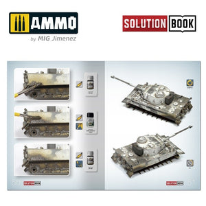 AMMO of Mig Jimenez 6601 How to paint WWII German winter vehicles (Solution book) Multilingual – zdjęcie 7