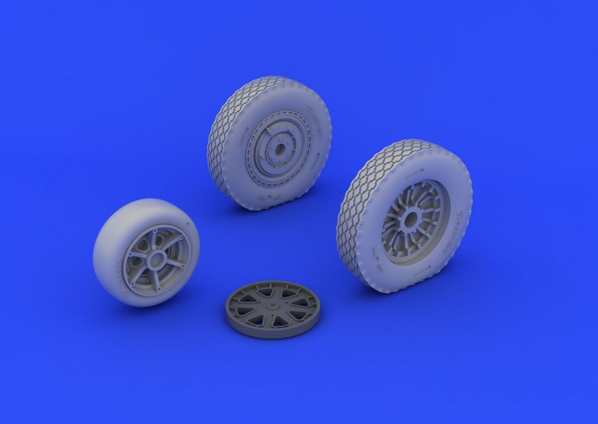 Eduard 648203 P-39 wheels late 1/48 (EDUARD) – imagen 4