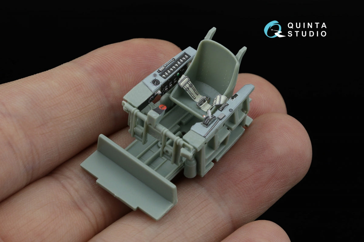 Intérieur imprimé en 3D et coloré sur papier décalcomanie Quinta Studio QD48540 F3F-2 (Academy/Accurate Miniatures) 1/48  – image 12