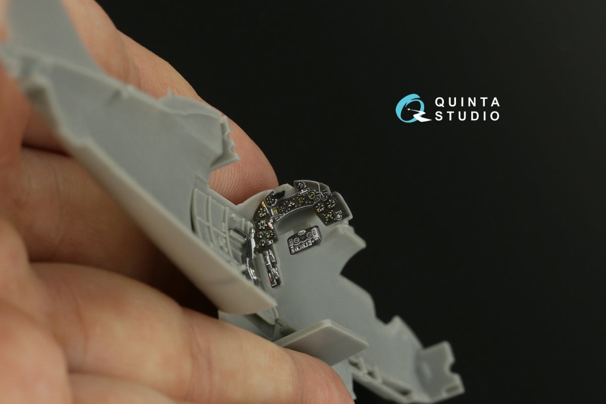 Quinta Studio QDS-48390 Macchi C.202 Folgore Late 3D-Printed &amp;amp; coloured Interior on decal paper (Hasegawa/Eduard) (Small version) 1/48 – Bild 4