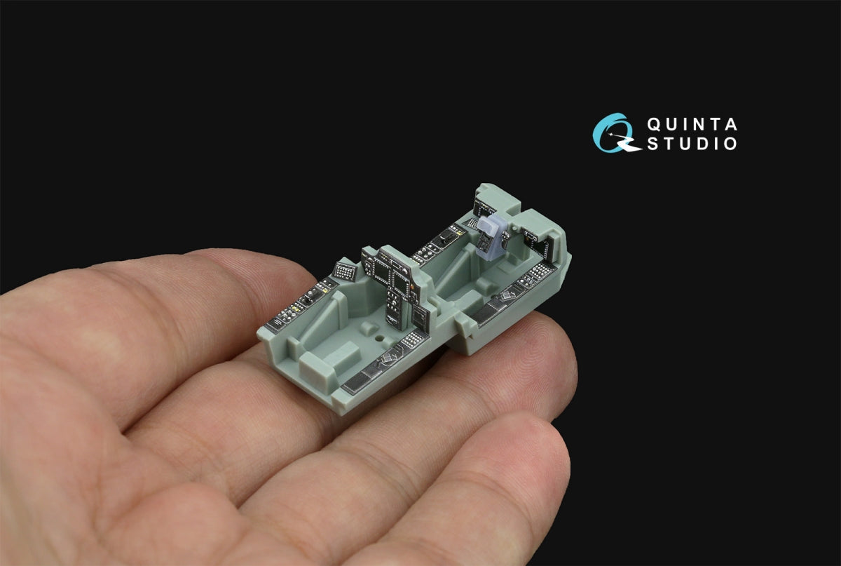 Quinta Studio QD+72152 AH-64D early 3D-Printed coloured Interior on decal paper (Academy)(with 3D-printed resin part) 1/72 – zdjęcie 9