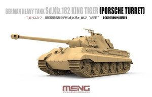 Meng Model TS-037 German Heavy Tank Sd.Kfz.182 King Tiger Porsche Turret 1/35 – immagine 2