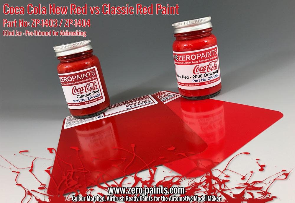 Zero Paints ZP-1404 Coca Cola New Red Paint 60ml – image 2