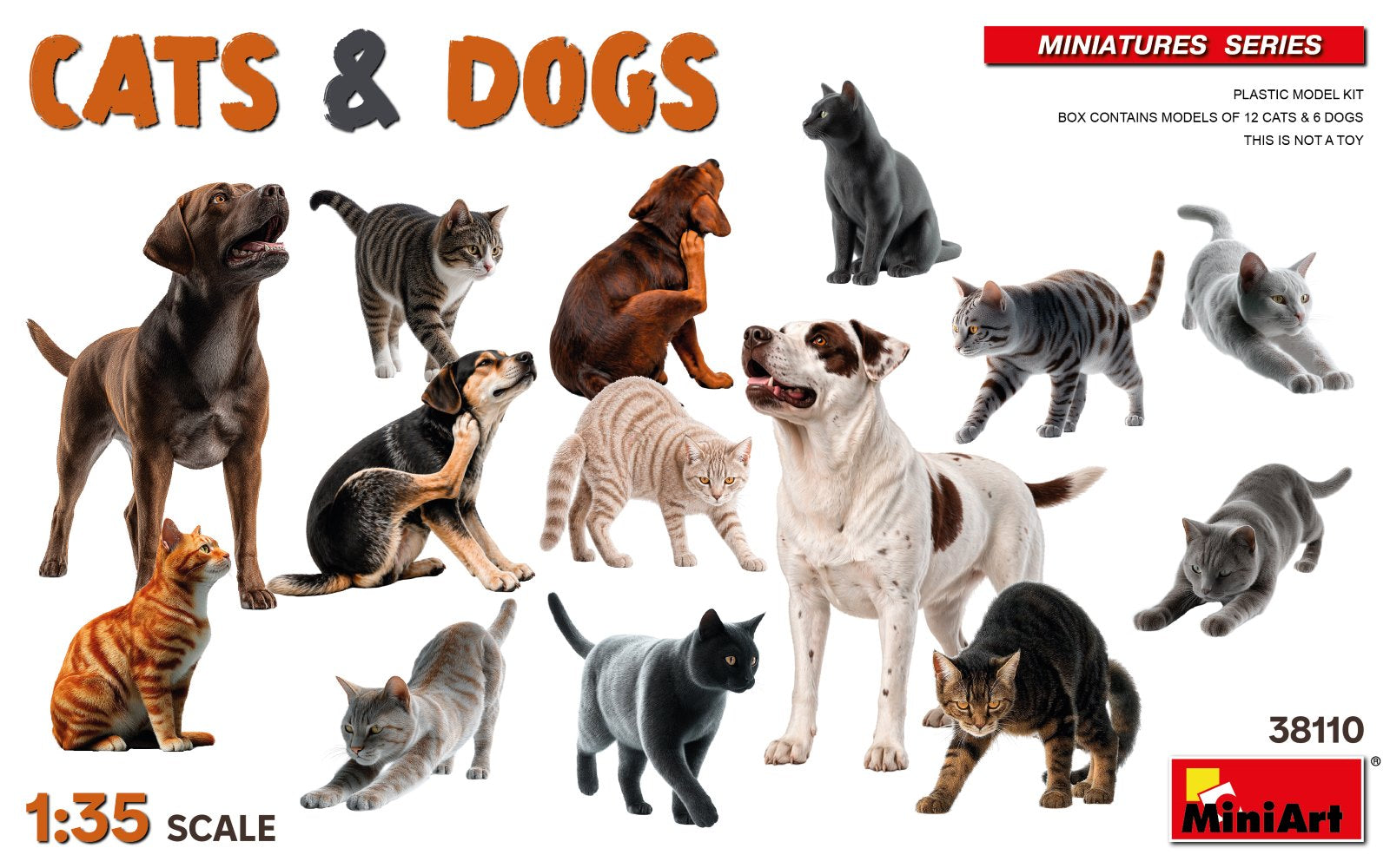 MiniArt 38110 Cats & Dogs 1/35
