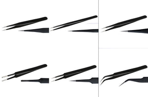Ensemble de pinces de précision Fine-Art FA-516, 6 pièces.