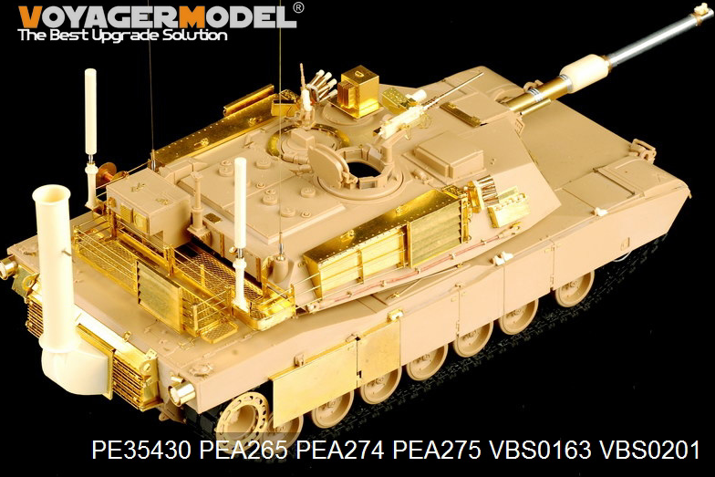 Voyager Model PEA275 Modren US Army M1A1&amp;amp;M1A2 side skirts (For TAMIYA 35269) 1/35 – Bild 3