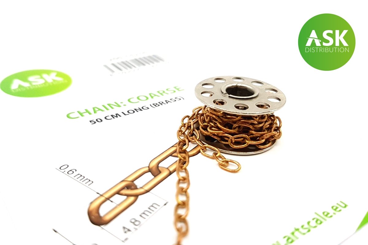 ASK T0250 Chain: Coarse - 50 cm long (brass)