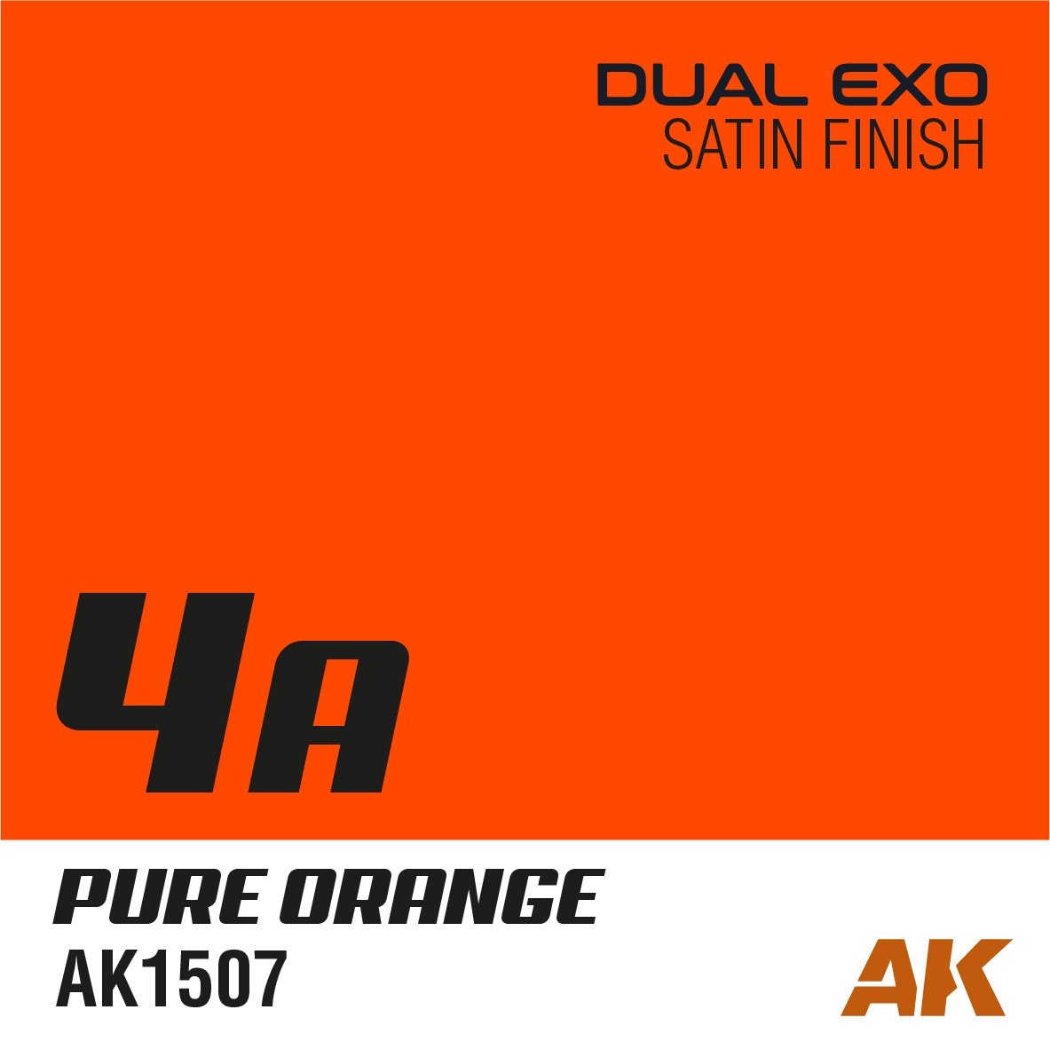 AK Interactive AK1507 DUAL EXO 4A – PURE ORANGE 60ML – immagine 2