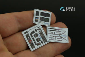 Quinta Studio QD48441 J-20 3D-Printed colored Interior on decal paper (Meng) 1/48 – image 4