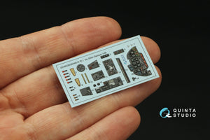 Quinta Studio QD48515 Do 335A-12 Trainer 3D-Printed &amp;amp; colored Interior on decal paper (Tamiya) 1/48 – image 5