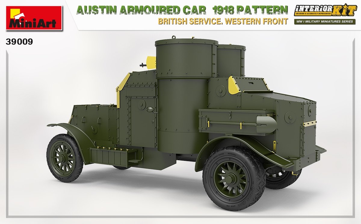 Miniart 39009 AUSTIN ARMORED CAR 1918 PATTERN. BRITISH SERVICE. WESTERN FRONT. INTERIOR KIT 1/35 – image 4