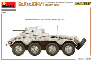 MiniArt 35410 Sd.Kfz.234/1 Schwerer Panzerspahwagen. EARLY MOD. INTERIOR KIT 1/35 – imagen 15