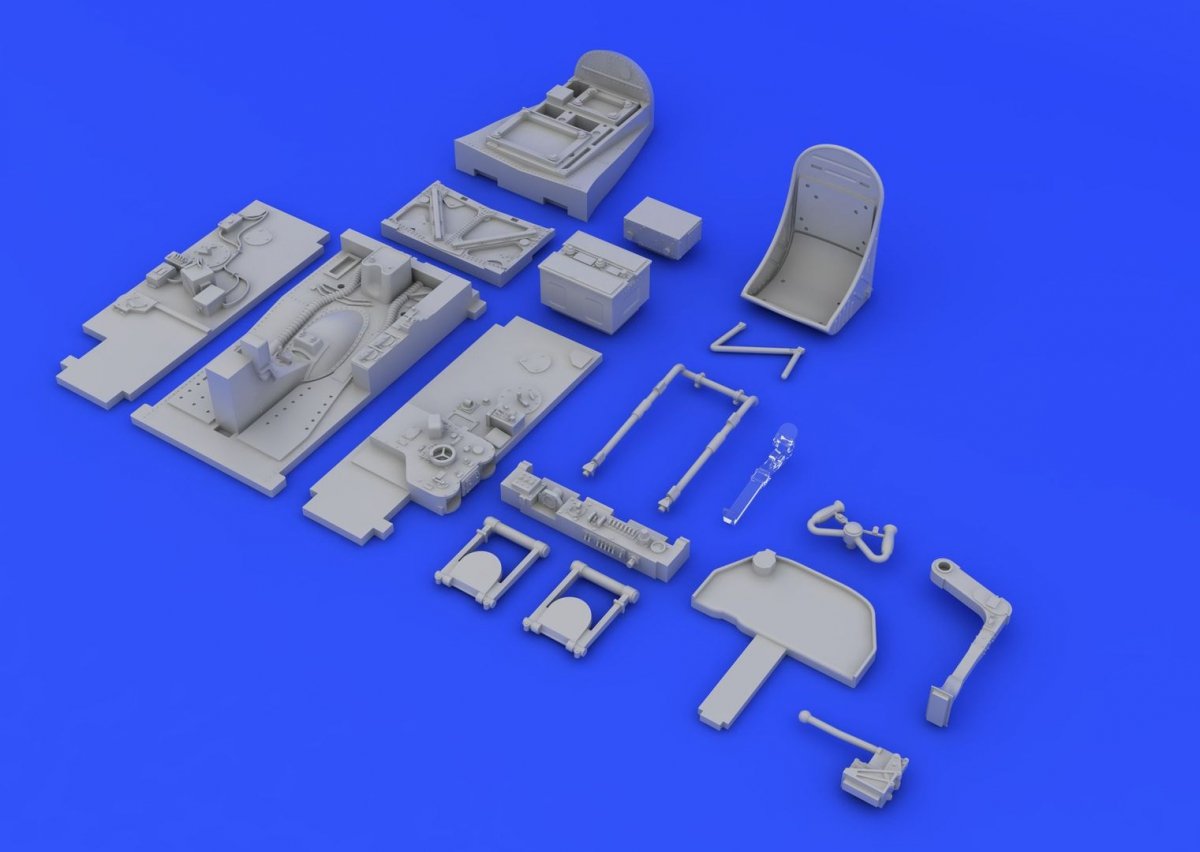 Eduard 648259 P-38J cockpit ACADEMY 1/48 – image 5