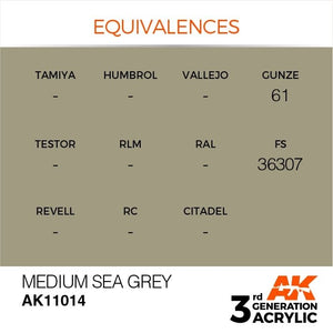 AK Interactive AK11014 Medium Sea Gray 17ml – image 3