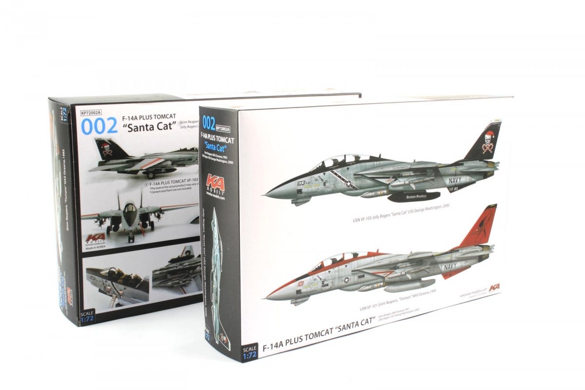 KA Models KP-72002A F-14A PLUS Tomcat &amp;quot;SantaCat&amp;quot; (ex Fujimi) 1/72 – immagine 2