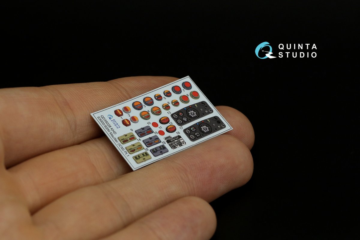 Quinta Studio QD35028 KHD A3000, Magirus S330, KHD S3000, KHD S3000/SS M Maultier 3D-Printed &amp;amp; coloured Interior on decal paper (ICM) 1/35 – immagine 9
