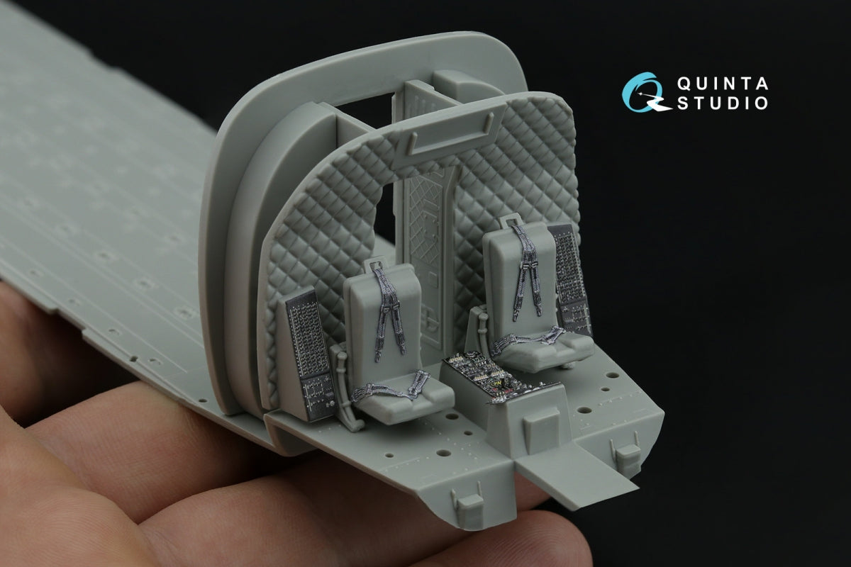 Quinta Studio QD48506 CH-47A 3D-Printed coloured Interior on decal paper (Italeri) 1/48 – imagen 8