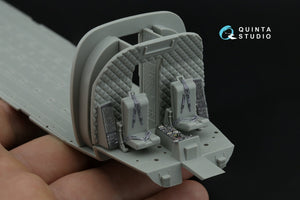 Quinta Studio QD48506 CH-47A 3D-Printed coloured Interior on decal paper (Italeri) 1/48 – imagen 8