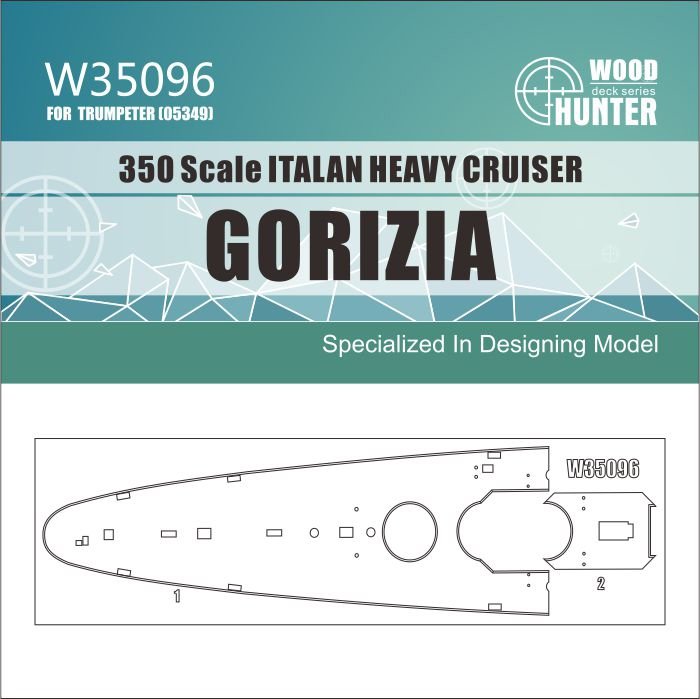 Wood Hunter W35096 CROISEUR LOURD ITALIEN GORIZIA 1/350 – image 2
