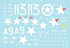 Star Decals 35-C1323 US Armor Mix # 6. M4A3 (75) W Sherman in Europe 1944-45 1/35 – Bild 2