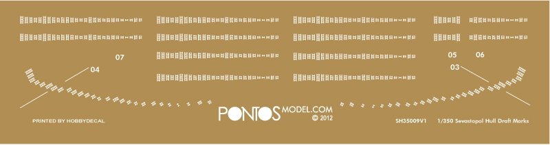 Pontos 35012F1 Cuirassé Sébastopol de la marine impériale russe - Kit de détails (1/350) – image 8