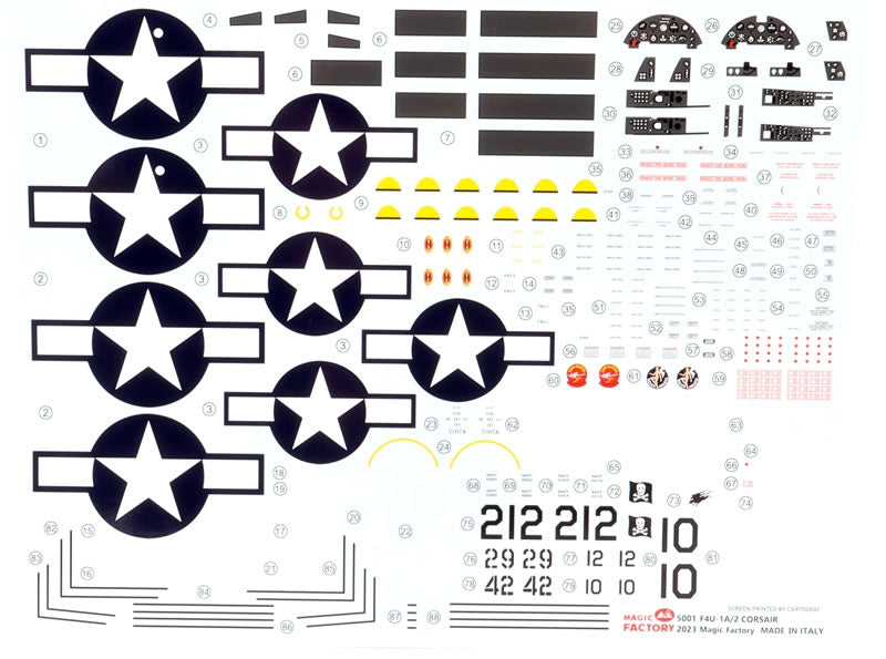 Magic Factory 5001 F4U-1A/2 Corsair Dual Combo Limited Edition 1/48 – Bild 14