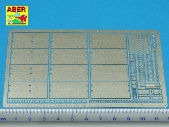 Aber 35A107 Side skirts for german tanks Sd. Kfz. 171 Panther Ausf. D and Ausf. A. 1/35 – immagine 2