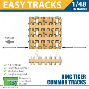T-Rex Studio TR84008 King Tiger Tracks Pattern 1 1/48 – image 5
