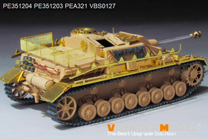 Voyager Model PE351203 WWII German StuG.IV Fenders (For RFM 5060) 1/35 – zdjęcie 2