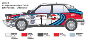 Italeri 4720 Lancia Delta HF Integrale 16v Safari Rally 1991 1/12