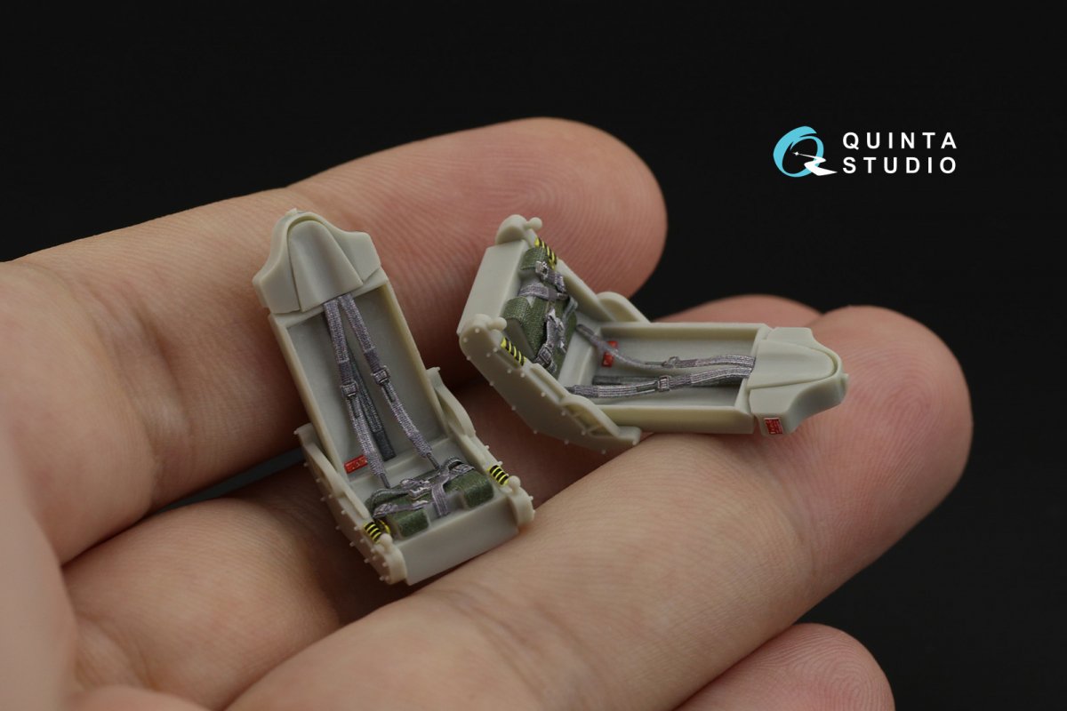Quinta Studio QD48197 F-5F Tiger II 3D-Printed &amp;amp; coloured Interior on decal paper (for AFV Club ) 1/48 – zdjęcie 8