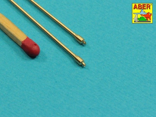 Aber R-44 Zestaw 2 anten VHF pojazdów NATO / Set of 2 NATO antennas with mount bases 1/35 – immagine 3