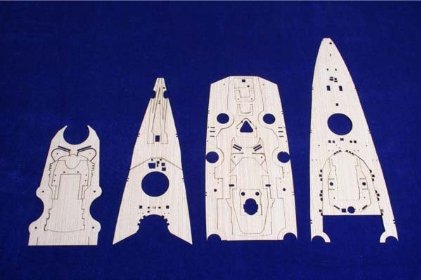 MK1 Design MD-35013 Bismarck Wooden Deck TAM 1/350 – Bild 2
