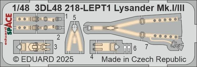 Eduard 3DL48218 Lysander Mk. I/III SPACE AIRFIX 1/48 – image 4