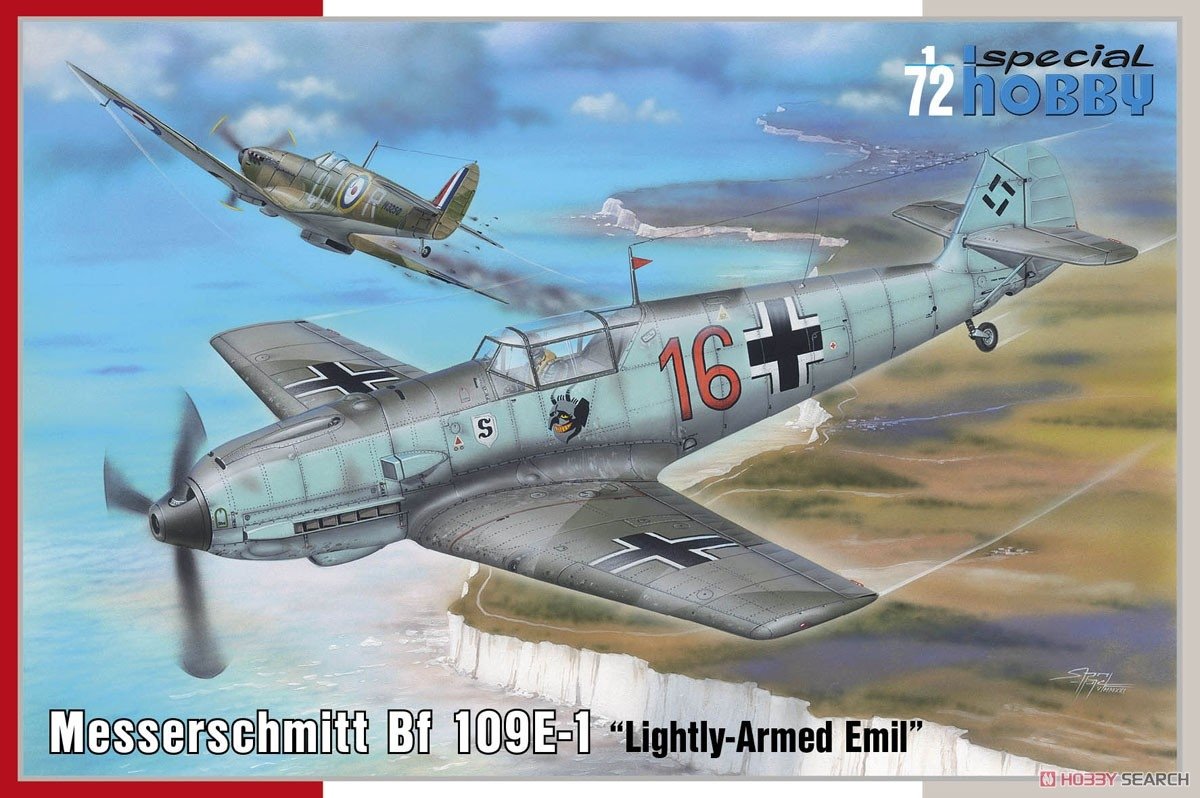 Special Hobby 72454 Messerschmitt Bf 109E-1 &amp;quot;Lightly-Armed Emil&amp;quot; 1/72