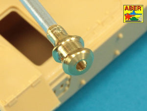 Aber 35L-046n German 75 mm Barrel for Kwk 40 L/48 with early model muzzle brake for Pz.Kpfw. IV Ausf.G late - Ausf.H 1/35 – immagine 8