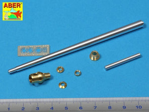 Aber 35L-014N 88 mm Pak 43/1 L/71 Barrel for German Tank Destroyer Ferdinand or Elefant 1/35 – immagine 2