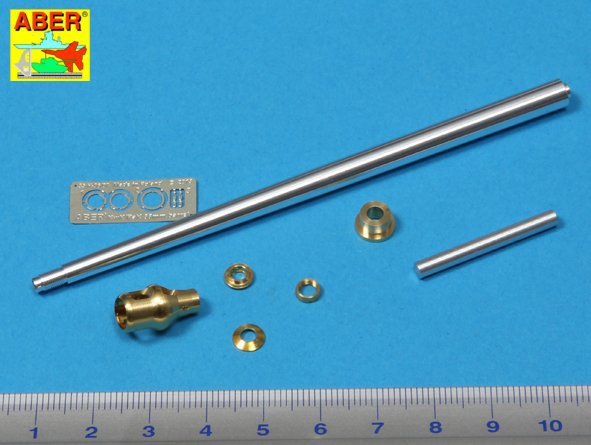 Aber 35L-014N 88 mm Pak 43/1 L/71 Barrel for German Tank Destroyer Ferdinand or Elefant 1/35 – immagine 2