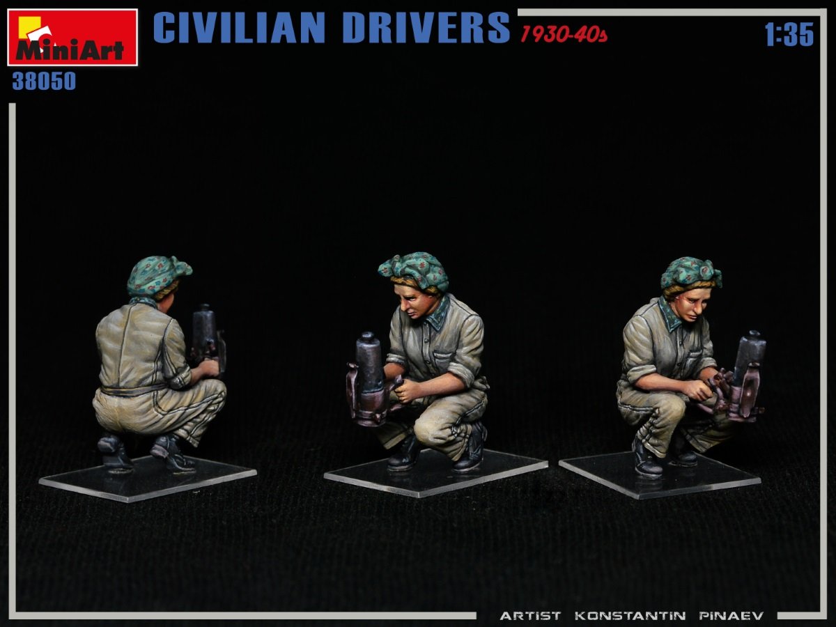 MiniArt 38050 CIVILIAN DRIVERS 1930-40s 1/35 – Bild 5