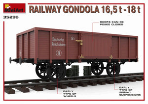 MiniArt 35296 RAILWAY GONDOLA 16,5-18t 1/35 – immagine 5