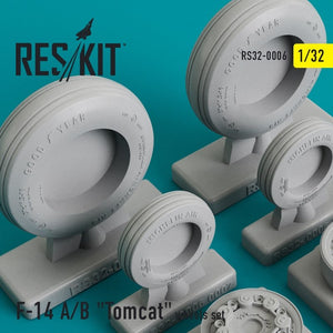 RESKIT RS32-0006 F-14 (A/B) &amp;quot;Tomcat&amp;quot; resin wheels 1/32