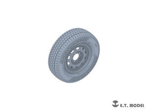 E.T. Model P35-115 Russian UAZ 3909 Military Van Sagged wheels For ZVEZDA 3644 1/35 – Bild 3