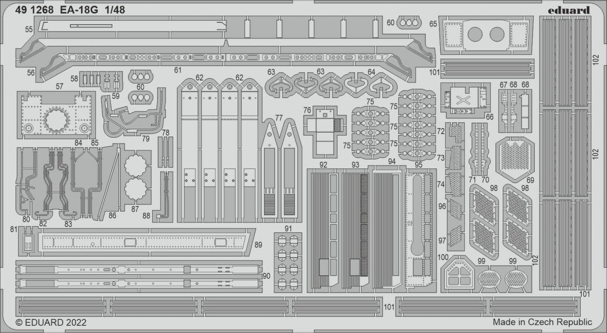 Eduard 491268 EA-18G HOBBY BOSS 1/48 – immagine 2