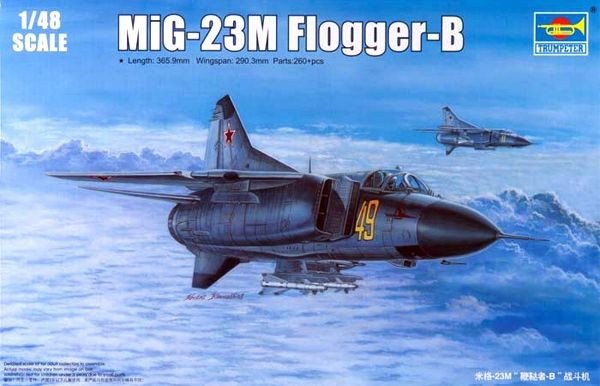 Trumpeter 02853 Russian MiG-23M Flogger-B 1/48