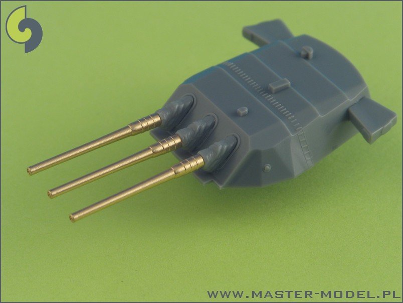 Master SM-700-005 IJN 46cm/45 (18.1in)Type 94 barrels (9 pcs) - Yamato, Musashi – Bild 2