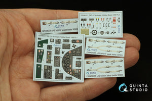 Quinta Studio QD48351 TBF-1C 3D-Printed &amp;amp; coloured Interior on decal paper (Hobby Boss) 1/48 – Bild 2