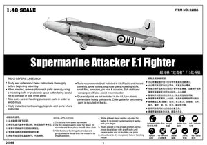 Trumpeter 02866 Supermarine Attacker F.1 Fighter (1/48) – image 2